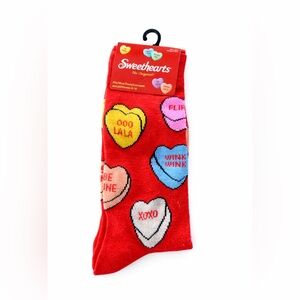 Sweethearts Red Heart Socks
